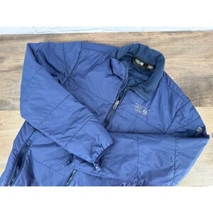 Mountain Hardwear Lightweight Insulated Puffer Jacket Blue Zip Mens M Gorpcore